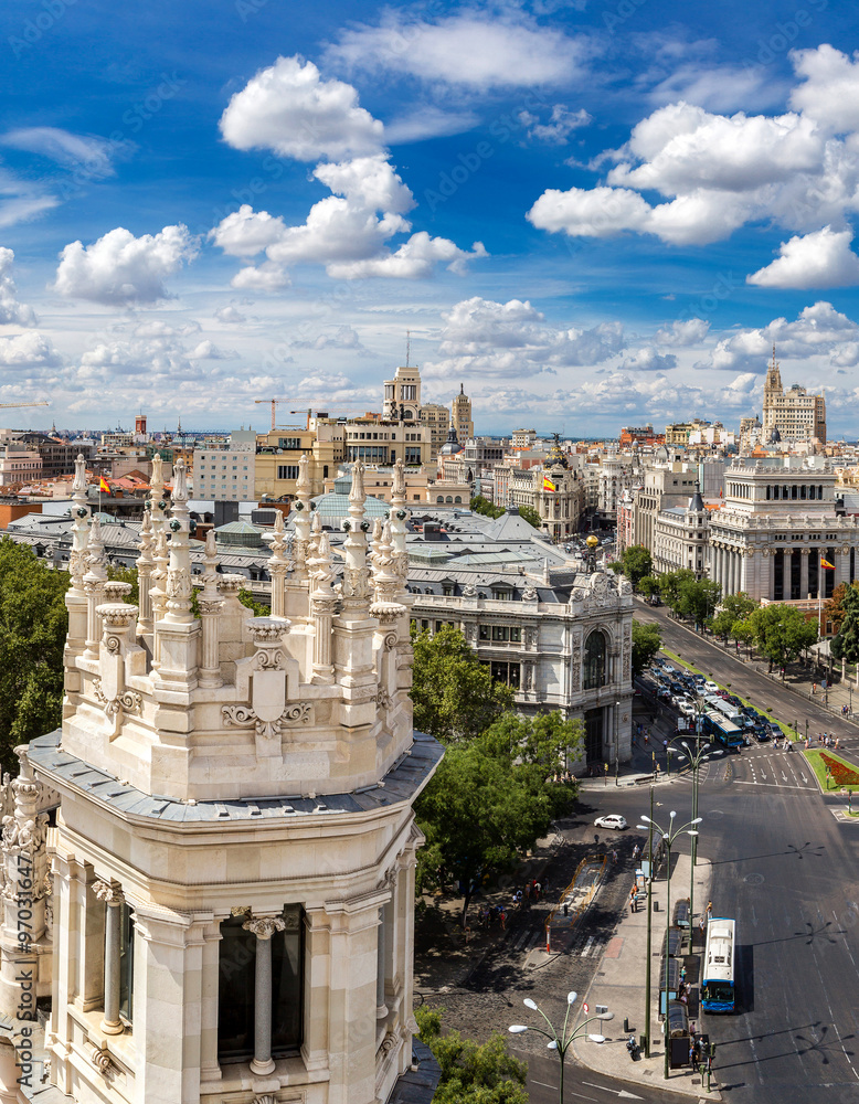 Fototapeta premium Plaza de Cibeles w Madrycie