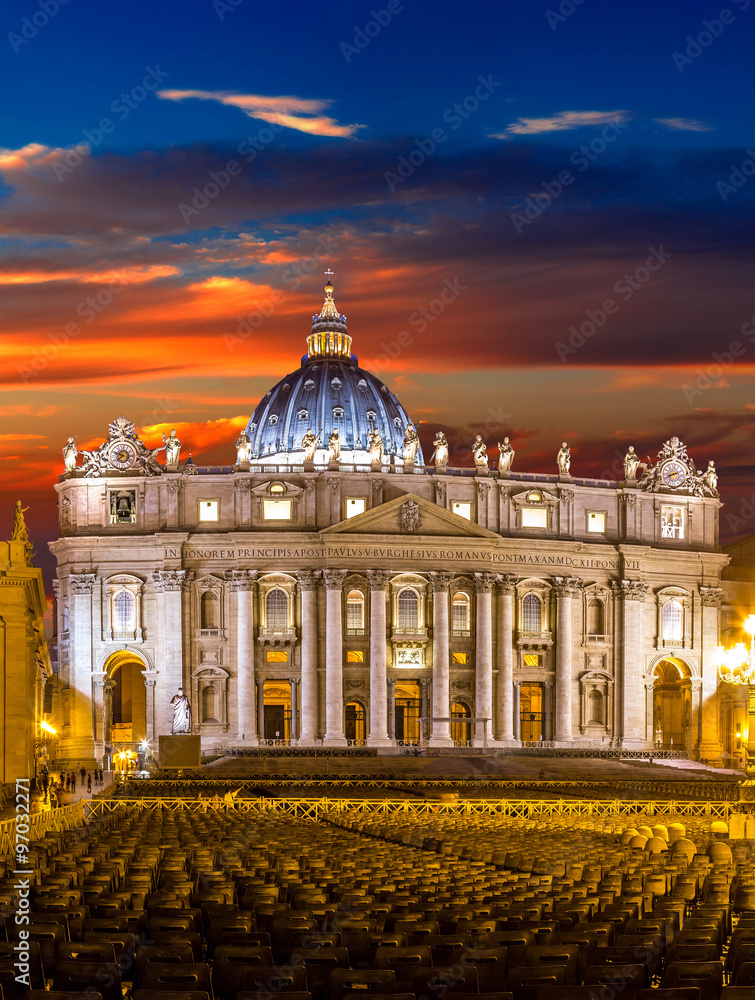 Obraz premium Basilica of Saint Peter in Vatican