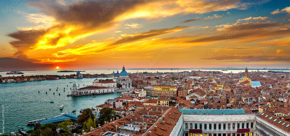 Fototapeta premium Aerial view of Venice