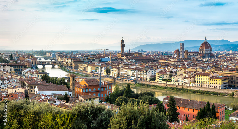 Panoramic view of Florence Panoramic view of Florence