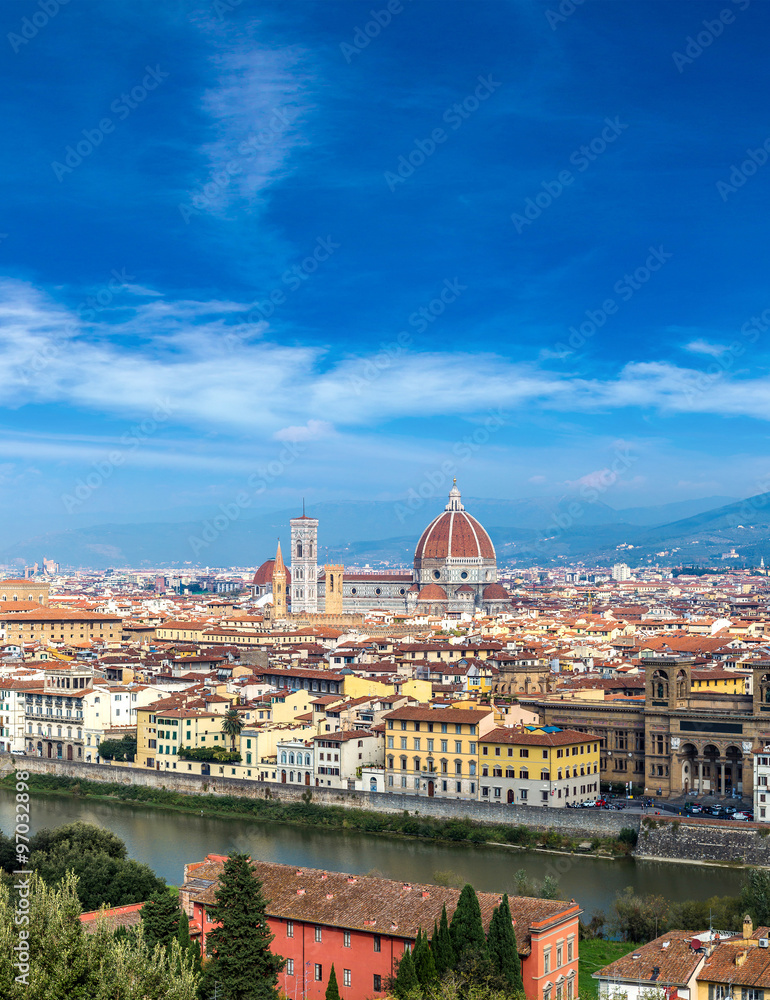 Fototapeta premium Panoramic view of Florence