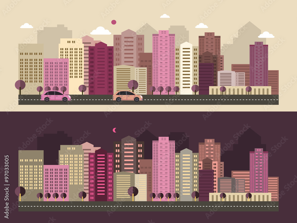 modern city life modern city life