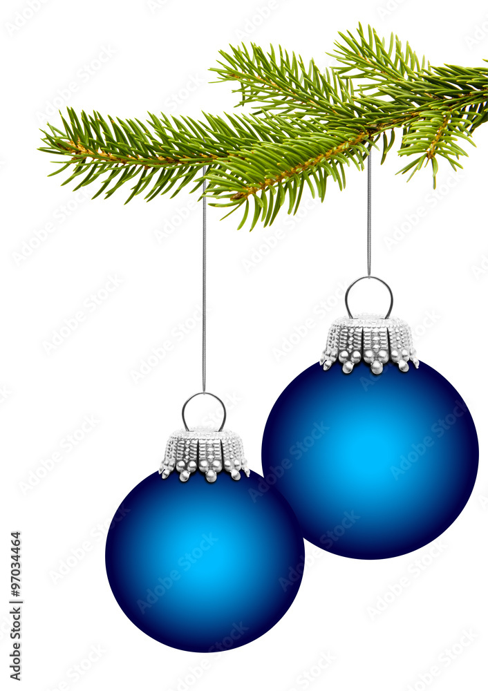 Blaue Weihnachtsbaumkugeln Blaue Weihnachtsbaumkugeln