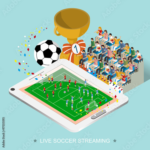 live soccer streaming concept