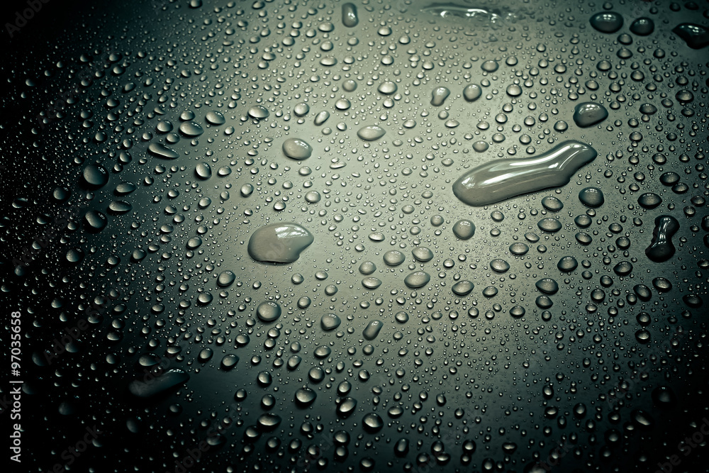 water drop in the dark water drop in the dark
