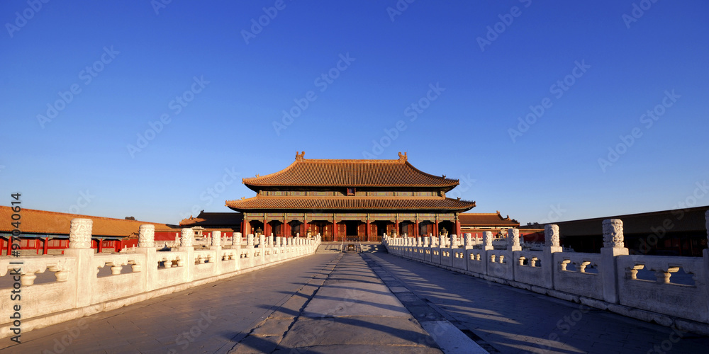 Fototapeta premium Forbidden City Chinese Culture Ancient Concept