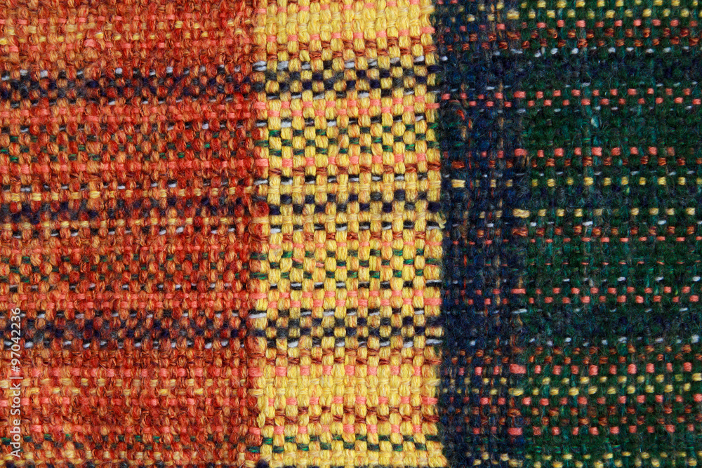 Wool texture with color stripes Wool texture with color stripes