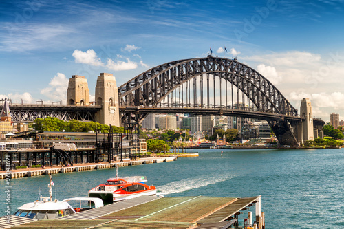 Beautiful view of Sydney Harbour Bridge © jovannig
