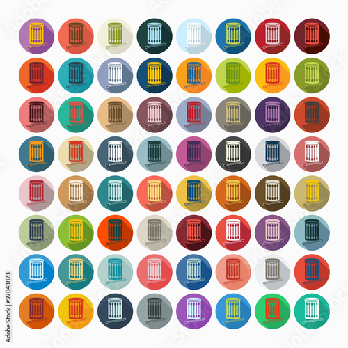Flat design: cotton swabs