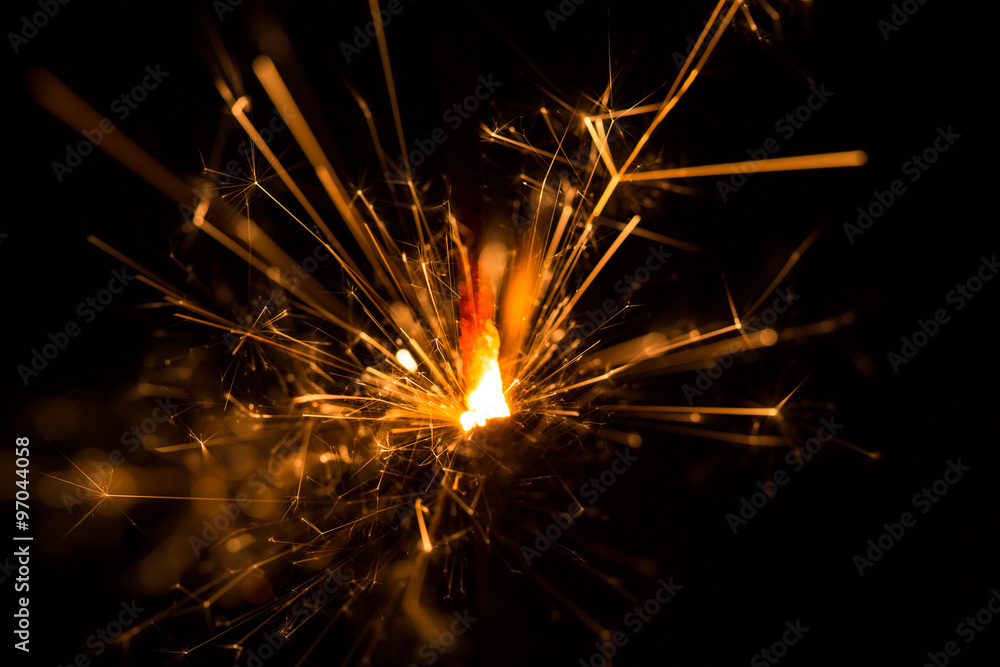 custom made wallpaper toronto digitalChristmas and New Year party sparkler on black