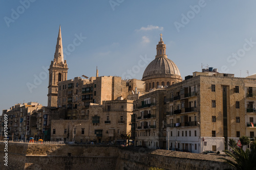 Blick auf Valetta aus Nord-Westen - Malta © lavillia