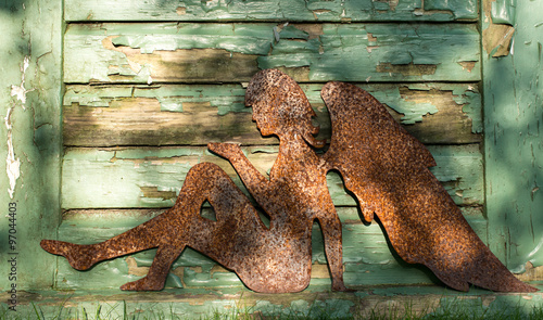 Tableau sur toile Rostiger Engel