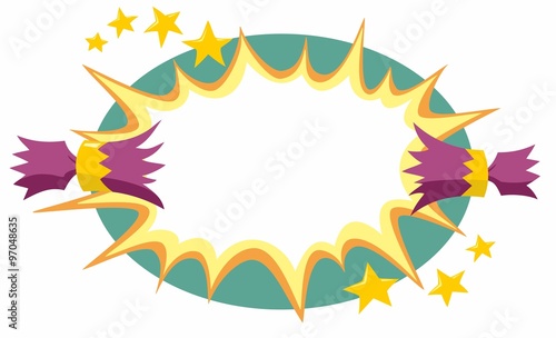 Christmas Cracker Opens Background