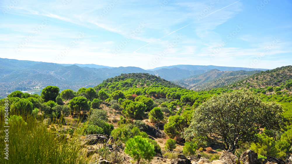 Parque Natural Sierra de Andújar, Sierra Morena, provincia de Jaén, España
