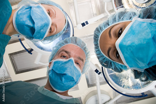 Obraz na plátne Surgeons looking down