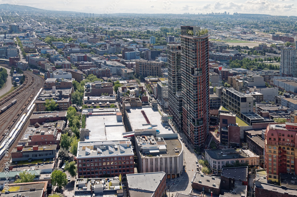 Fototapeta premium Vancouver von oben