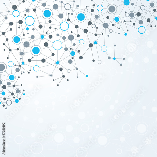 Technical Network Abstract Background.