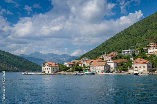Lepetane old village in the Kotor bay