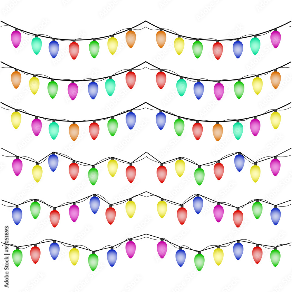 Colourful Christmas Lights
