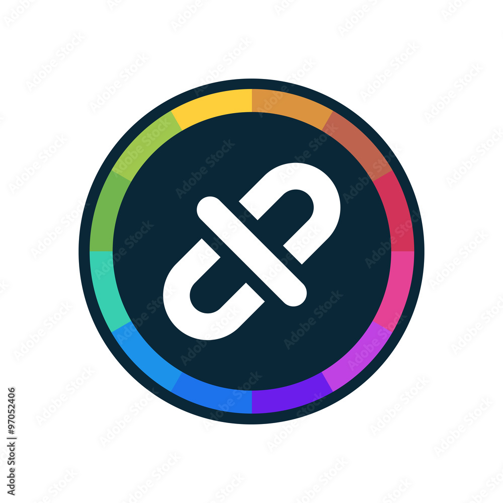 Colorful Web-Button Colorful Web-Button