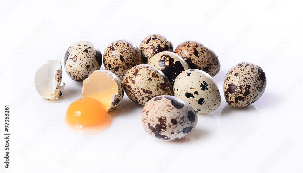Fototapeta premium Перепелиные яйца