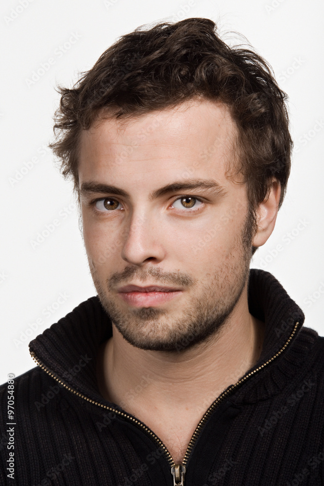Portrait of young adult Caucasian man Portrait of young adult Caucasian man