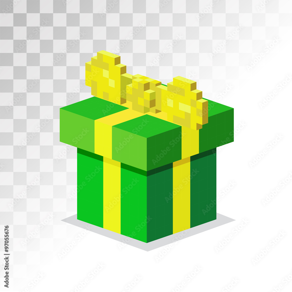 Obraz premium Colorful 3d gift boxes with bows and ribbons vector set