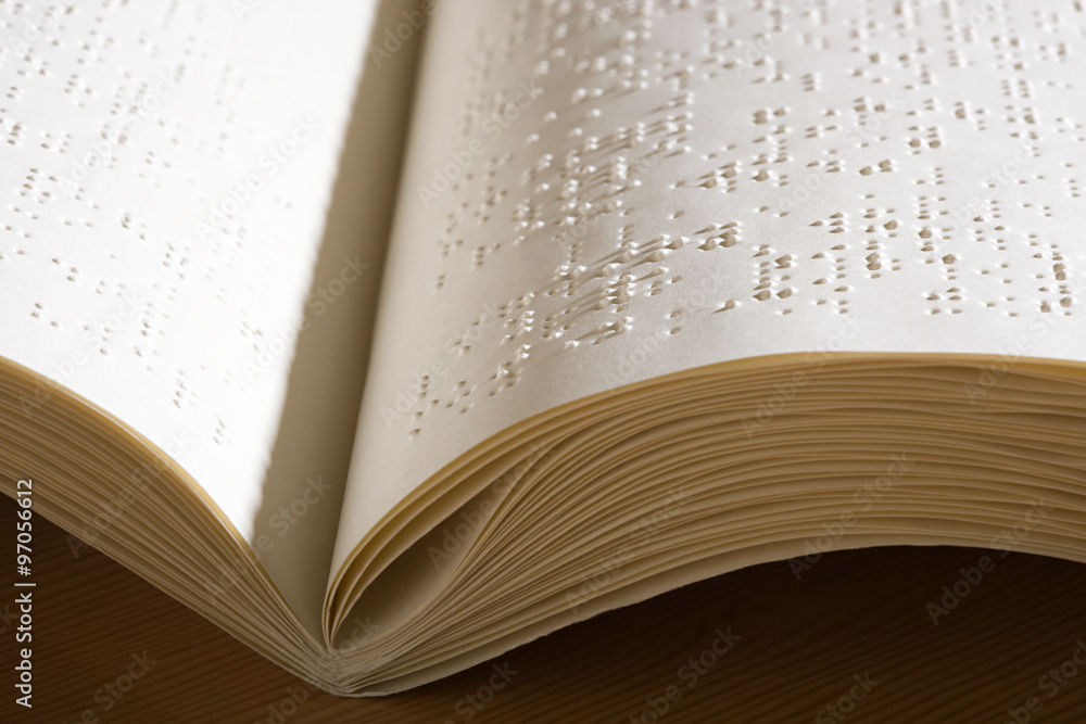 Braille book Stock Photo Adobe Stock