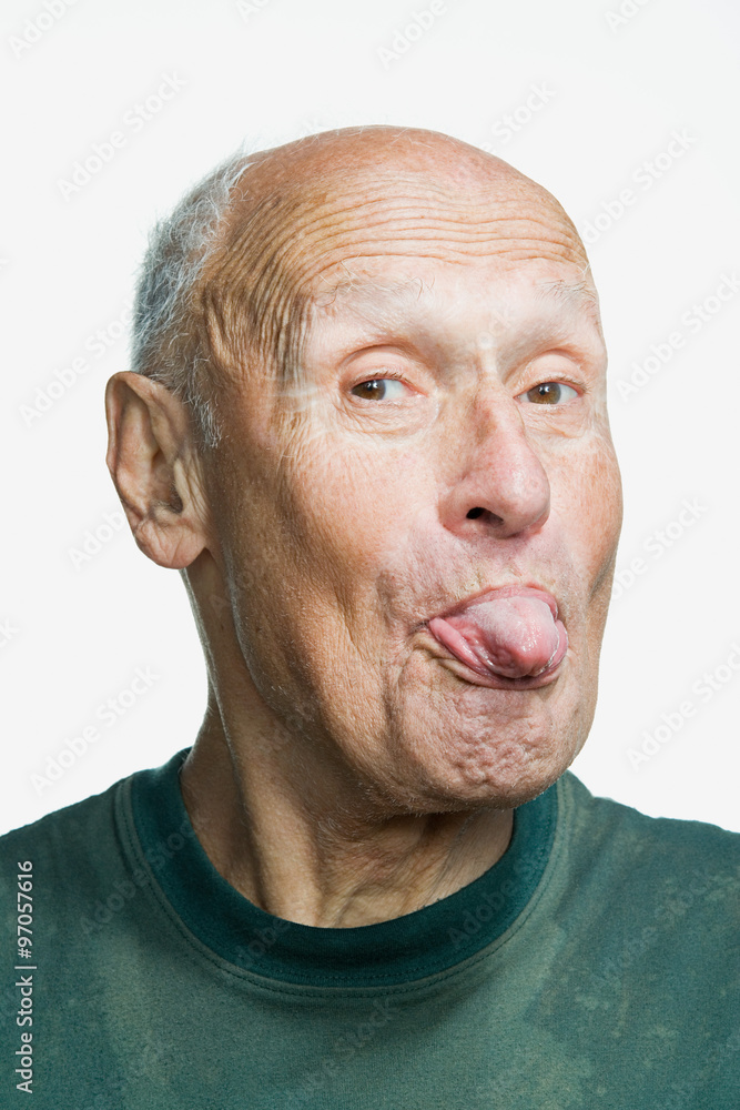 Obraz premium Portrait of a senior adult man