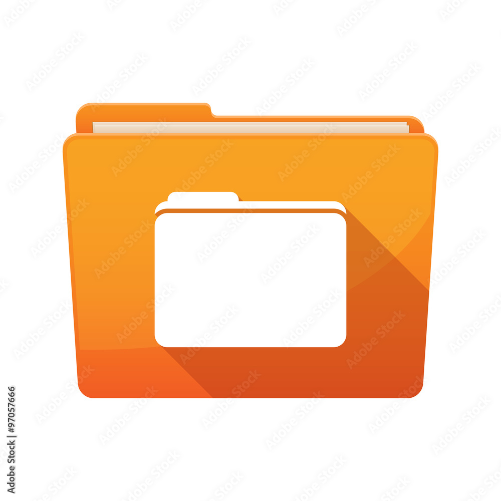 Long shadow binder with a folder Long shadow binder with a folder