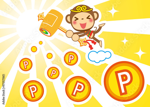 新春　溢れるポイント　孫悟空