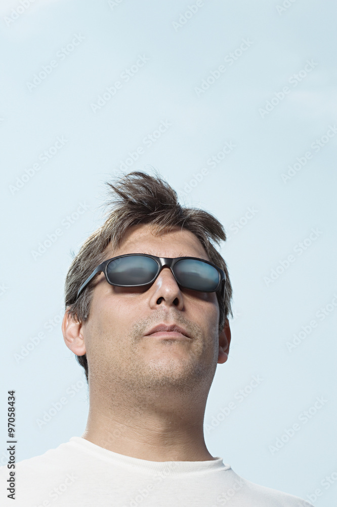 Man wearing sunglasses Man wearing sunglasses