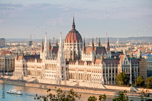 The Hungarian Parliament, Budapest, Hungary, Europe