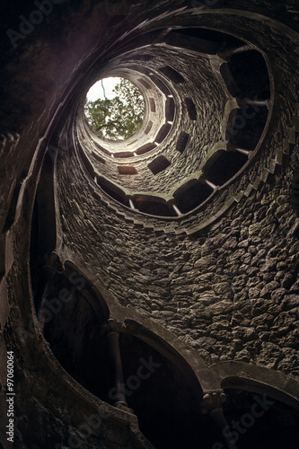 The Initiation well of Quinta da Regaleira photo