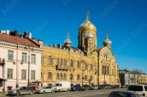 Church of the Assumption  1898  on Vasilyevsky Island  St. Petersburg  