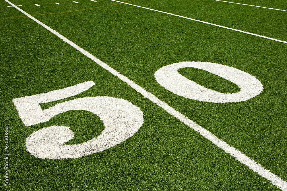 Obraz premium Fifty yard line