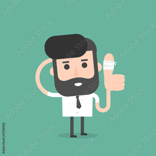 Businessman With Thumb Up.