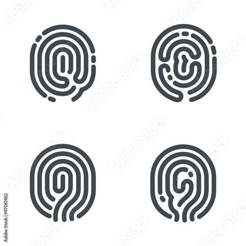 Fingerprint Icons.