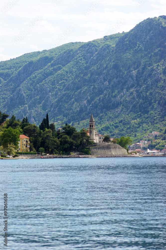 View of Dobrota (Montenegro)