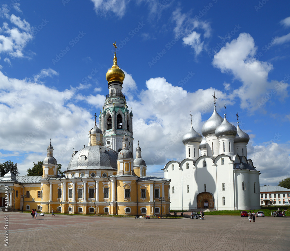 Main square of Vologda city