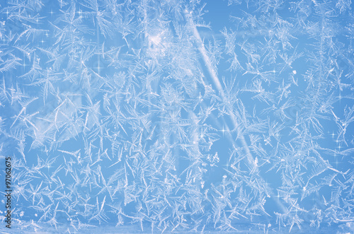 Wallpaper Mural Blue frosted glass Torontodigital.ca