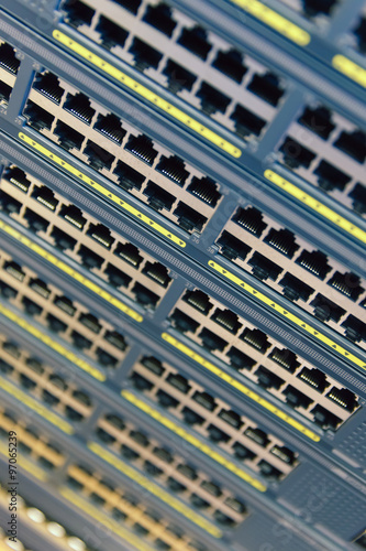 plurality of copper ports RJ45