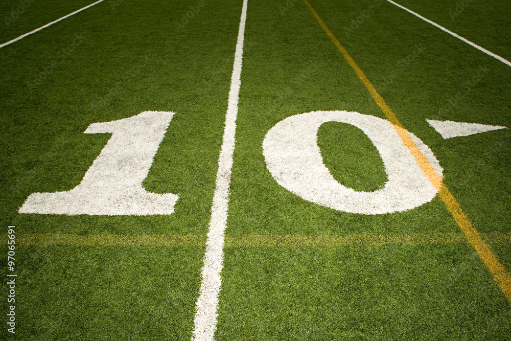 Obraz premium Ten yard line