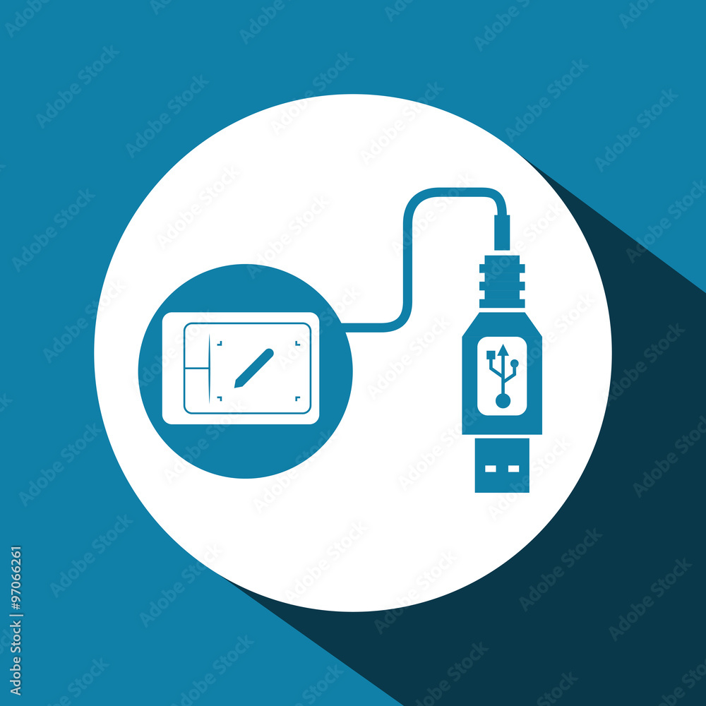 Usb icon design 