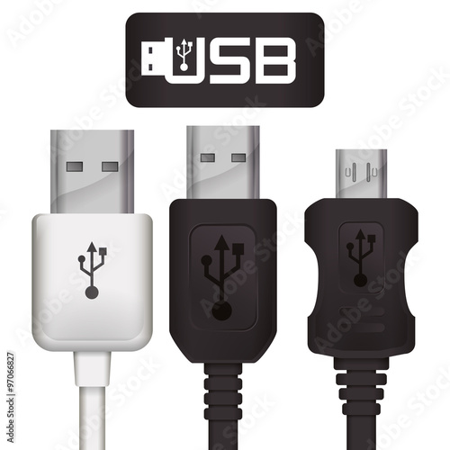 Usb icon design 