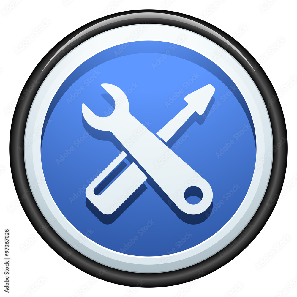 Service settings button Service settings button