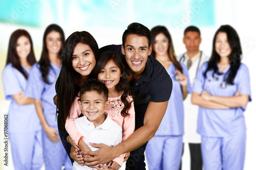 Family At Hospital
