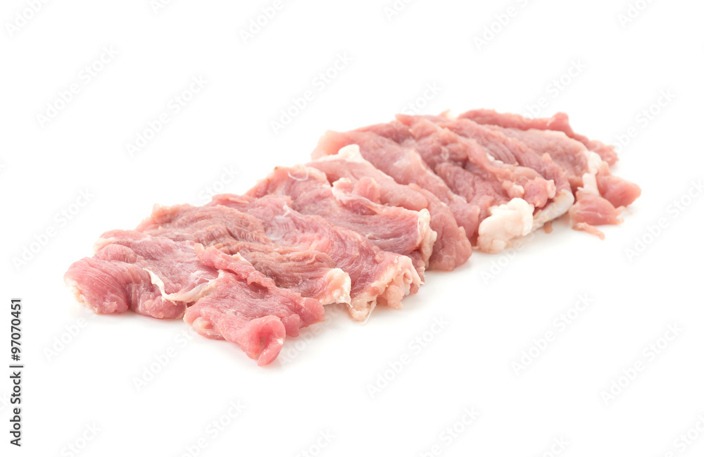 slice pork