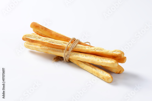 Italian Grissini breadsticks photo