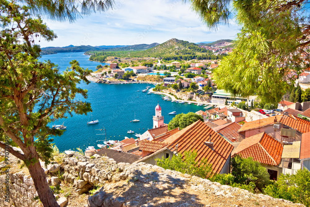 City of Sibenik coast view